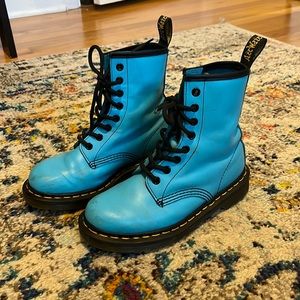Bright Blue Doc Marten Boots size 36